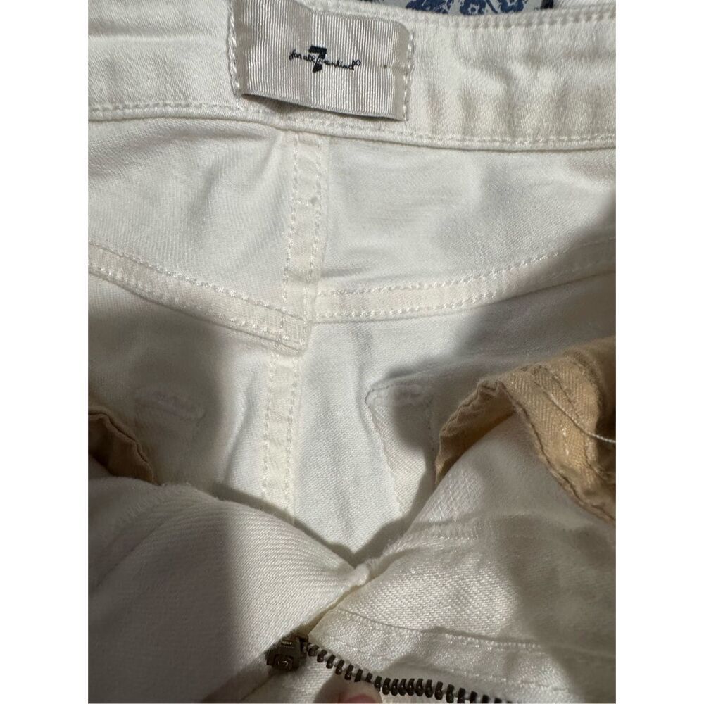 7 for all man kind in off white Megaflare 25 - Picture 5 of 16